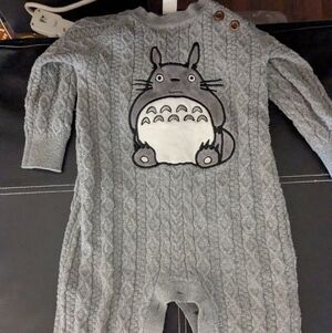 Totoro Knit Onesie